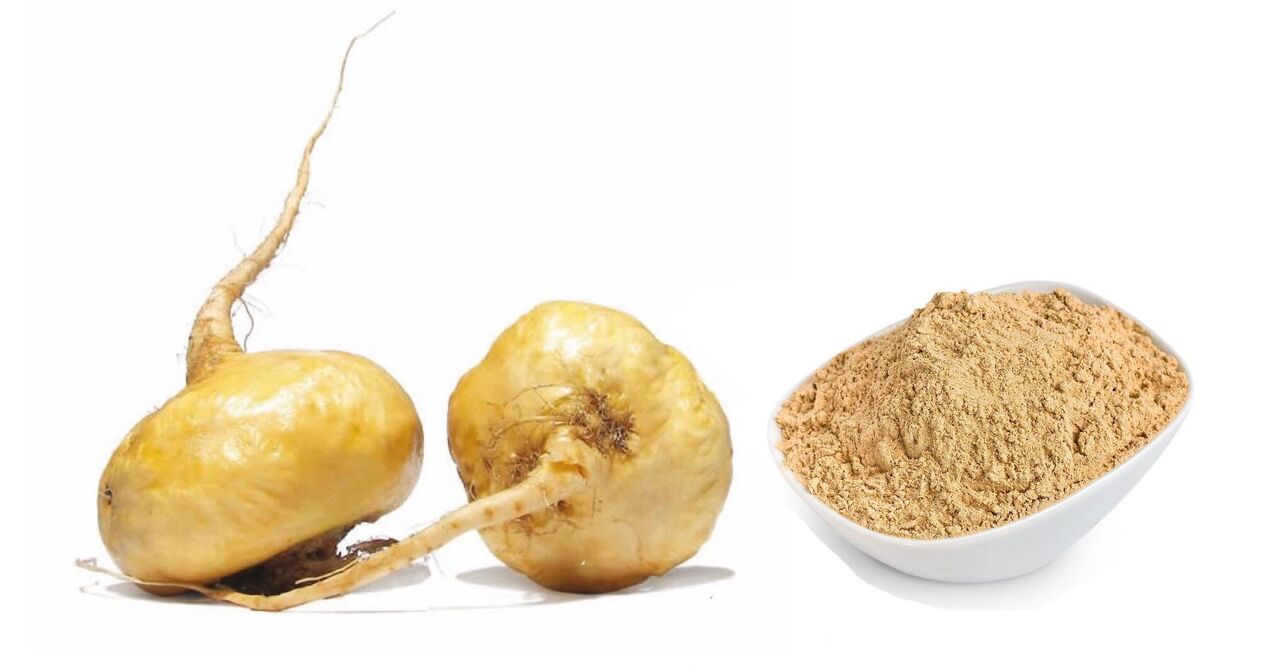 Peruvian poppy seeds as part of the product